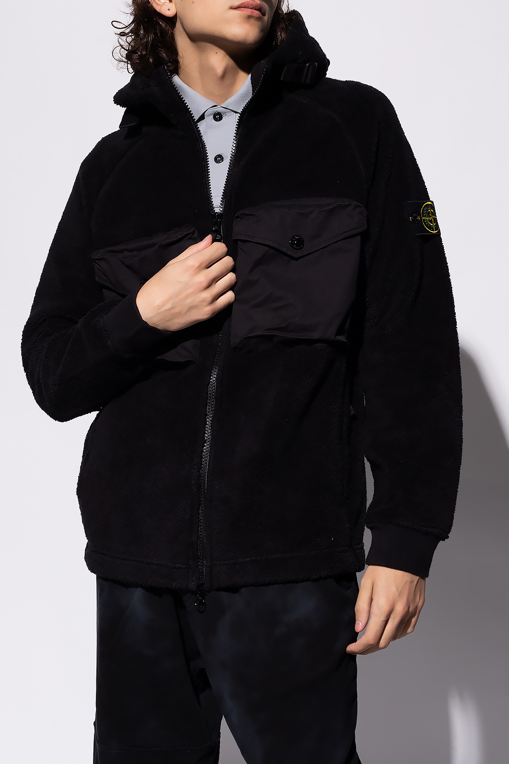 Stone island cheap fur jacket